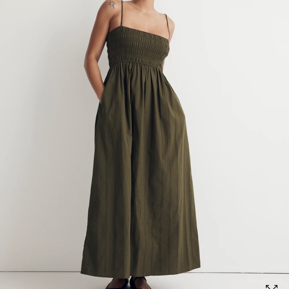 Madewell Theo Sleeveless Midi Dress